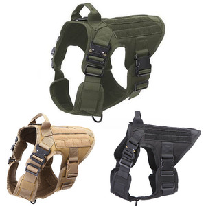 Wholesale Padded Nylon Solid Outdoor <strong>Weighted</strong> <strong>Dog</strong> Harness <strong>Vest</strong> No Pull Heavy Duty Training Harness for Medium/Large <strong>Dogs</strong> - Product Image 2