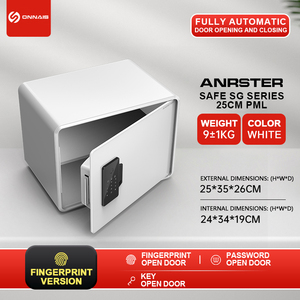 Caja de Seguridad Inteligente con Huella Dactilar y Contraseña, Mini Caja de Seguridad de Acero Antirrobo para Montar en la Pared con Teclado, Mini Caja Fuerte Oculta Colorida - Product Image 3