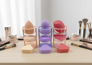 Ensemble d'éponges de beauté, 3 pièces, lavables, pour l'application du fond de teint sur le visage - Product Image 2