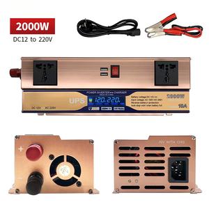 Cargador UPS LCD de 2000W con Pantalla de 10A, Envío Rápido, 2KW 12V AC 220V - Product Image 1