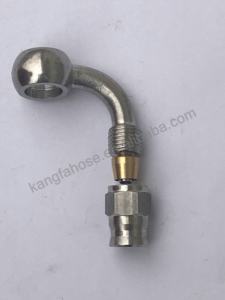 3AN AN3 90 degrés 10mm laiton <span class=keywords><strong>olive</strong></span> nouvelle condition 1/8 <span class=keywords><strong>tuyau</strong></span> <span class=keywords><strong>de</strong></span> <span class=keywords><strong>frein</strong></span> en Ptfe tressé en acier inoxydable pièces <span class=keywords><strong>de</strong></span> <span class=keywords><strong>frein</strong></span> auto en acier inoxydable - Product Image 2