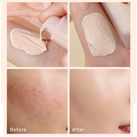 Base de maquillage imperméable de haute qualité personnalisée, correcteur à couvrance totale, fond de teint liquide minéral longue durée, vegan, mat pour femmes