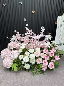 EG-WR003-1 sang trọng hiển thị giọt bàn đám cưới nến <span class=keywords><strong>centerpieces</strong></span> lối đi sàn đường băng Á hậu hoa - Product Image 2