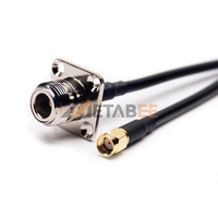 Câble coaxial d'extension d'antenne à faible perte de 6,5 pieds, RG58, 50 ohms, RP-SMA mâle vers LMR195, LMR200, LMR240, LMR400, type N