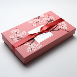 กล่องช็อคโกแลตลายดอกซากุระลายดอกไม้กล่องแฟนซี - Product Image 4