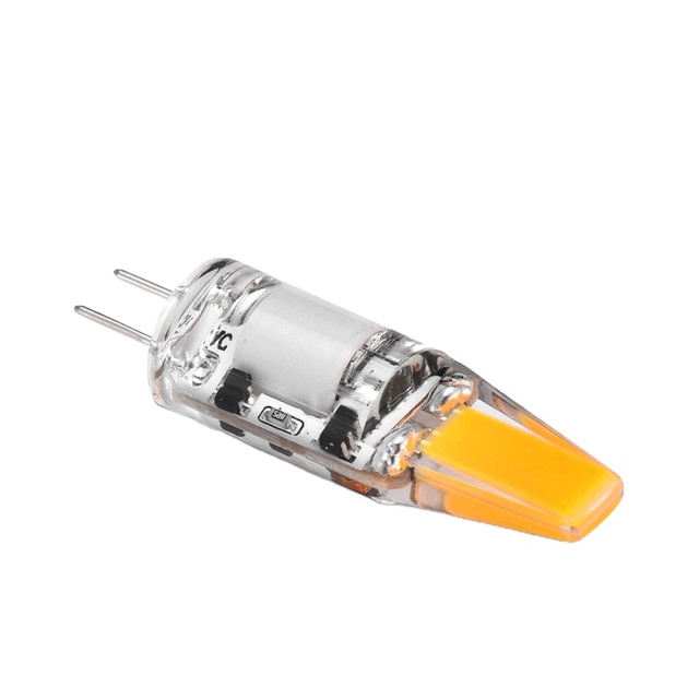 DC/AC12V G4 COB 2W LED Capsule Light Bulb No Flicker Dimmable 20000 Hours Lifespan CRI 80 180lm for Residential Use