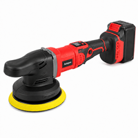 Pulidora Orbital Aleatoria Inalámbrica Portátil de 6 Pulgadas, 20V, Buen Precio, Doble Acción, 600-800W de Potencia para Pulir Automóviles