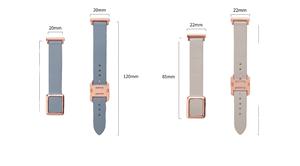 Ivanaze-Correa de cuero delgado de estilo moderno para reloj Samsung Galaxy Watch 4, banda activa de 40/44mm, para Huami <span class=keywords><strong>Amazfit</strong></span> <span class=keywords><strong>GTR</strong></span>, 22 y 20mm, 42/46 - Product Image 5