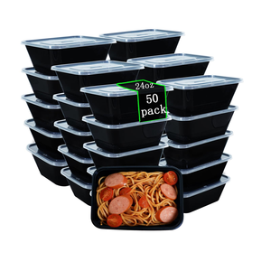 Contenitori per Alimenti da Asporto in Plastica Trasparente da 1000ML, Usa e Getta, Adatti al Microonde, per Ristoranti - Product Image 1