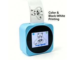 Giocattolo Interattivo AI Multifunzionale con Stampa e Disegno, Stampante Portatile in Plastica per Bambini, <span class=keywords><strong>Mini</strong></span> Aiuto Scolastico Tascabile - Product Image 1