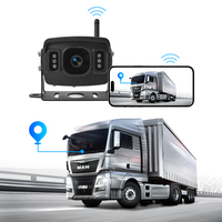 Cámara de Reversa 4G para Camiones, Grabadora DVR con GPS, AHD 1080P, Visión Nocturna Infrarroja, Resistente al Agua IP67/IP68, Ayuda para la Marcha Atrás
