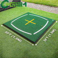 Tapis d'entraînement de golf 3D GSM Yousee Swing Practice pour simulateur de golf intérieur et extérieur, aide à l'entraînement de golf
