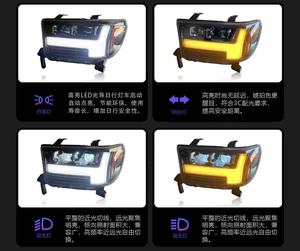 WELIFTRICH Faros Delanteros LED de 2 Lentes de Nuevo Diseño para Toyota Tundra 2007-2013, Luces de Circulación Diurna - Product Image 5