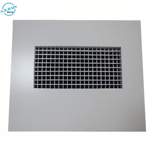 Grille <span class=keywords><strong>de</strong></span> retour d'air au plafond avec filtre, diffuseur d'air réglable <span class=keywords><strong>pour</strong></span> système HVAC - Product Image 3