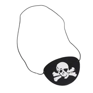 Patchs Pirate Patchs En Soie Noire Masques Pour Les Yeux Capitaine Pirate Pour Halloween Thème De La Fête Pirate De Noël