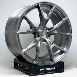 Jantes Bku forgées 5x112 pour <span class=keywords><strong>MINI</strong></span> <span class=keywords><strong>Cooper</strong></span> R56 F56 <span class=keywords><strong>Cooper</strong></span> Works JCW Clubman 17 18 19 pouces, jantes en alliage léger gris canon - Product Image 4