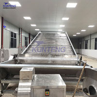 Maatwerk Continue Transportband Kleine Garnalendroger Machine Zeevoedseldrogers Droogmachine Droge Visverwerkingsmachines