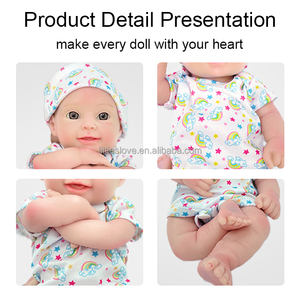 Muñeca Reborn personalizada, juguete <span class=keywords><strong>de</strong></span> bebé en miniatura, realista, <span class=keywords><strong>de</strong></span> <span class=keywords><strong>silicona</strong></span> sólida, <span class=keywords><strong>con</strong></span> <span class=keywords><strong>ojos</strong></span> <span class=keywords><strong>abiertos</strong></span> - Product Image 4