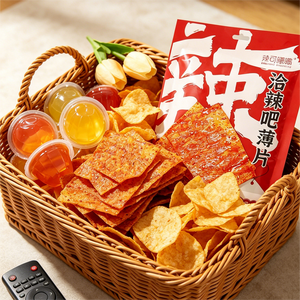 Qiala Bar Chips de Tofu Fines Sucrées et Épicées Goût Délicieux Certifié Halal Traitement Infléchissant Vente en Gros - Product Image 1