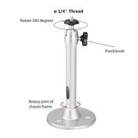 Support de projecteur portable 360 °   Support mural rotatif pour projecteur, en aluminium, compatible avec le projecteur HY300 HY320