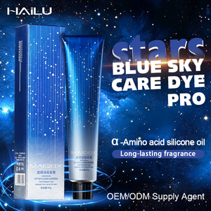 <span class=keywords><strong>Tinte</strong></span> para el Cabello Hailu Blue Sky Care Dye Pro, Grado Premium, Permanente, en Crema, Fórmula <span class=keywords><strong>Vegetal</strong></span>/Natural, Resistente al Agua, Sin Manchas, 100 ml - Product Image 2
