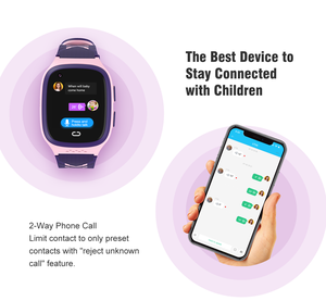 Yuniq trẻ em bán nóng gọi điện thoại chức năng IP67 không thấm nước Sim Thẻ trẻ em Quà Tặng 4G GPS SOS chức năng HD máy ảnh thông minh đồng hồ cho trẻ em lt31e - Product Image 5