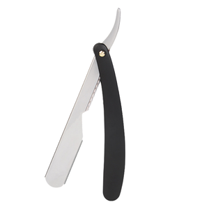 Support pliable pour rasoir droit en acier inoxydable, rasoir manuel à double tranchant, coupe-barbe, outil de salon - Product Image 1