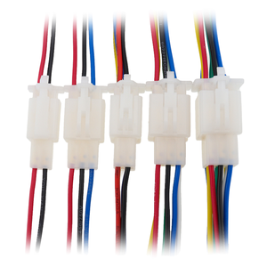 כלי רכב ip67 זהב עמיד למים מגע 12v 3p 12v 3p עם מחברים זכר/נקבה 10a חומר ניילון - Product Image 1