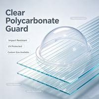 Couverture en polycarbonate PC transparente en forme de dôme, bouclier protecteur en plastique transparent de forme spéciale pour lampe, lanterneau, panneau solaire