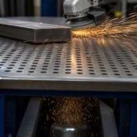 Table de travail en acier inoxydable pour dépoussiérage, table de pressage de comprimés, table de manutention de poudre, table de collecte de poussière à aspiration descendante