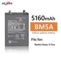 Batería de Alta Calidad Ilinda BM5A de 5160 mAh para Xiaomi Redmi Note 11 Pro, Batería de Polímero de Litio