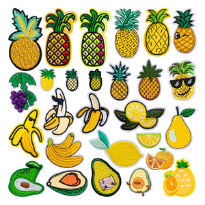Patchs brodés Danyao Fruit à thermocoller, forme irrégulière, pour sacs et vêtements - Product Image 3