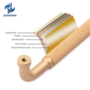 Zuo Gang armoire or Chrome noir poignées affleurantes <span class=keywords><strong>Alno</strong></span> rond poli bouton matériel blanc tirer armoire tiroir tire poignées - Product Image 3