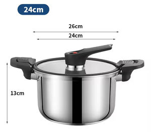 Olla a Presión Multifuncional Comercial de Acero Inoxidable, Olla Pequeña Antiadherente para Sopa, Apta para Estufas de Gas e Inducción, Micro Olla - Product Image 2