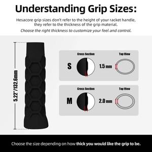 ไม้พายพิกเกิลบอล ด้ามจับซิลิโคน ดีไซน์รังผึ้งแปดเหลี่ยม ด้ามจับกันลื่น จับถนัดมือ สำหรับนักกีฬามืออาชีพ - Product Image 3