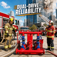 Pompe à incendie Dehuike Diesel/Électrique avec panneau de commande – Pompe à eau pour incendie marine