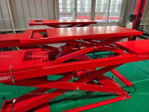 Nuevo Elevador de Tijera de Altura Media para Coches, 4000kg, Eléctrico, Doble Cilindro Hidráulico, Móvil - Product Image 3