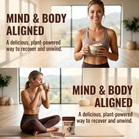 Vitahealthy OEM/ODM Poudre de Cacao au Champignon de Haute Qualité en Gros, Mélange de Cacao Brut, Noix de Coco et Cannelle de Ceylan pour Latte