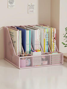 Étagère à livres multifonctionnelle en métal de haute qualité à prix avantageux pour bibliothèque, école, bureau, appartement, maison - Product Image 6