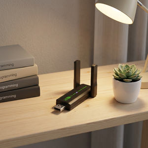 <span class=keywords><strong>Receptor</strong></span> USB Inalámbrico Gigabit <span class=keywords><strong>de</strong></span> Doble Banda para Computadoras <span class=keywords><strong>de</strong></span> Escritorio - Transmisor Wi-Fi <span class=keywords><strong>de</strong></span> 1300Mbps (5G) Externo Sin Controladores 600Mbps en Stock - Product Image 5