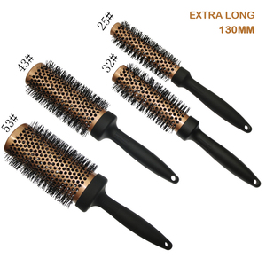 Nouvelle <span class=keywords><strong>brosse</strong></span> thermique professionnelle <span class=keywords><strong>pour</strong></span> <span class=keywords><strong>cheveux</strong></span>, 4 pièces, <span class=keywords><strong>brosse</strong></span> <span class=keywords><strong>ronde</strong></span> <span class=keywords><strong>pour</strong></span> salon de coiffure, en céramique, <span class=keywords><strong>pour</strong></span> le bouclage, le coiffage et le <span class=keywords><strong>brushing</strong></span> - Product Image 2