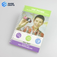 Cahier à spirale à couverture personnalisée, format A4/A5, fournitures scolaires avec papier durable