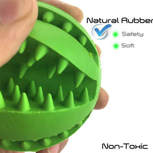 Gomma Treat Dispensing Pet <span class=keywords><strong>Dog</strong></span> <span class=keywords><strong>Tooth</strong></span> Cleaning indistruttibile Ball Interactive Pet Ball Chew <span class=keywords><strong>Dog</strong></span> Toy - Product Image 5