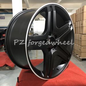 Ruedas forjadas negras <span class=keywords><strong>mate</strong></span> de alta calidad Pengzhen, llantas de aleación de aluminio de 19 20 21 pulgadas para Mercedes Benz <span class=keywords><strong>Maybach</strong></span> SUV - Product Image 4