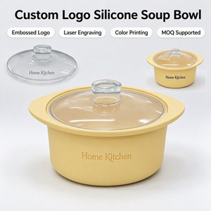 Bol vapeur pliable en silicone de qualité alimentaire, résistant à la chaleur, pour la cuisson vapeur des aliments pour bébés, avec logo personnalisé, vente en gros - Product Image 5