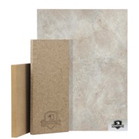 Precio de Fábrica, MDF con Revestimiento de Melamina con Aspecto de Piedra, 8mm-36mm, Grosor Personalizado, Resistente al Fuego y a la Humedad, Superficie Lisa, Decorativo para Hoteles