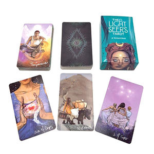 Impression personnalisée de cartes de tarot, concevez vos propres cartes de tarot, impression de cartes d'oracle, fabriqué en Chine, cartes de jeu de société - Product Image 2