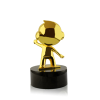 Articles Souvenirs Personnalisés, Trophée en Forme de Pouce Levé, Récompenses Créatives pour Réunions Annuelles