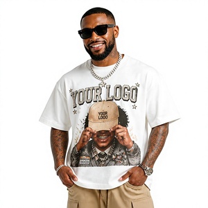High Quality Custom DTG Print T-Shirt Men DTG Oversized T-Shirt 100% Cotton Breathable Graphic T-Shirt For Men 2026 - Product Image 1