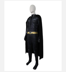 ชุดคอสเพลย์แบทแมนสีดำ ผ้าโพลีเอสเตอร์ แบบจั๊มสูทและรอมเปอร์ สำหรับผู้ใหญ่  ชุดแฟนซีงานเทศกาลยอดนิยม - Product Image 6